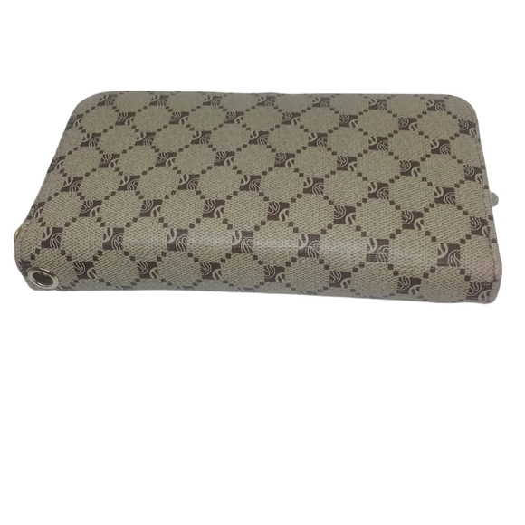 Women's Brown & Tan Designer Wallet - Picture 1 of 2